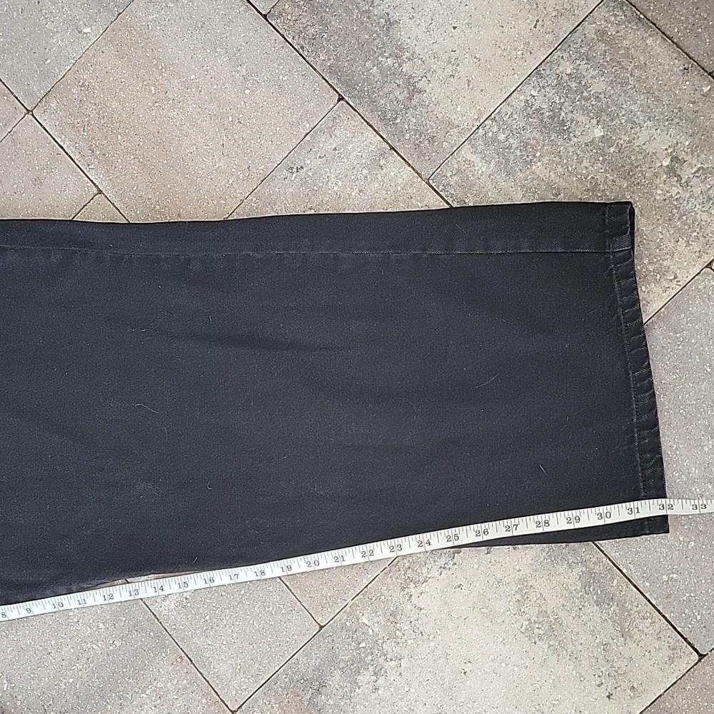 NWT PrettyLittleThing Straight Long Leg Jeans Black Sz 24 - Picture 9 of 9
